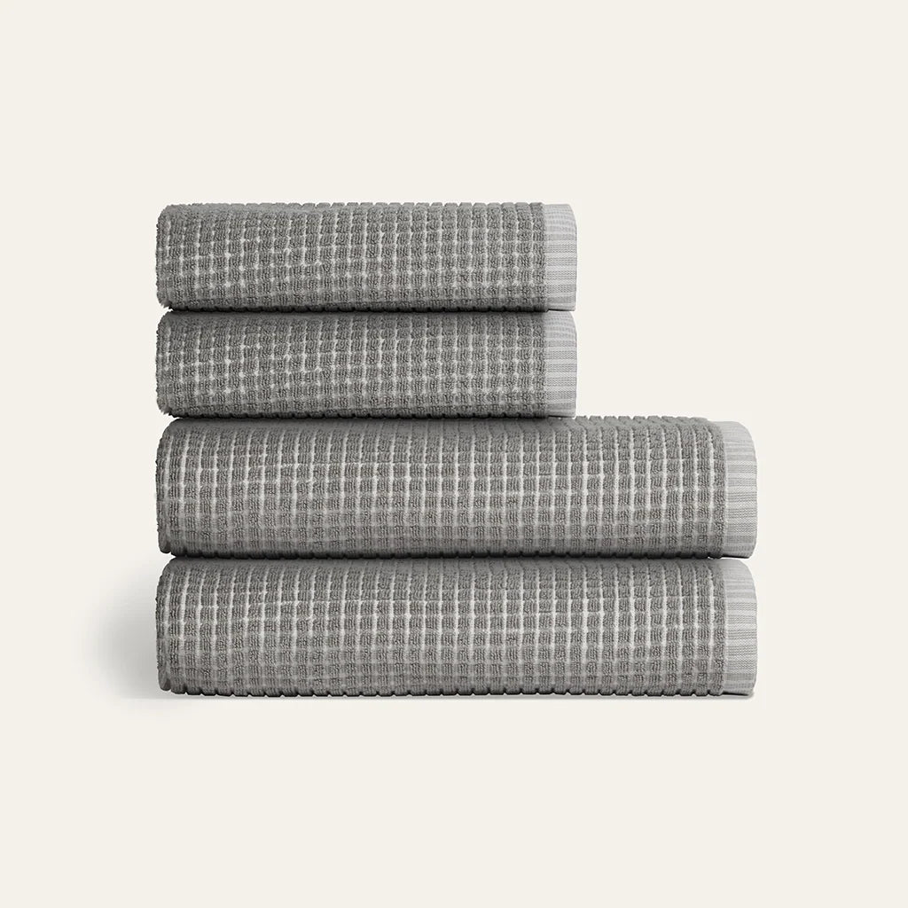 Sculpted Terry 4pc Towel Bundle