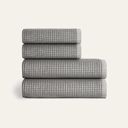 Sculpted Terry 4pc Towel Bundle