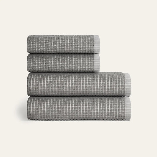 Sculpted Terry 4pc Towel Bundle