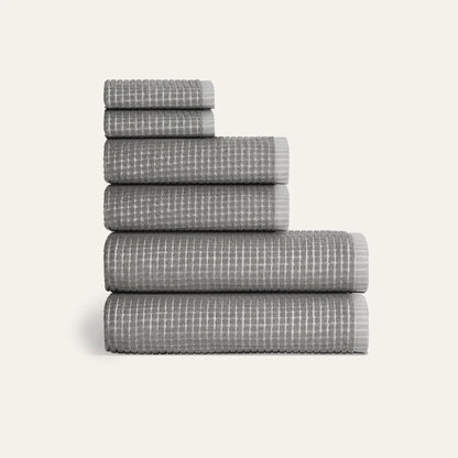 Sculpted Terry 6pc Towel Bundle