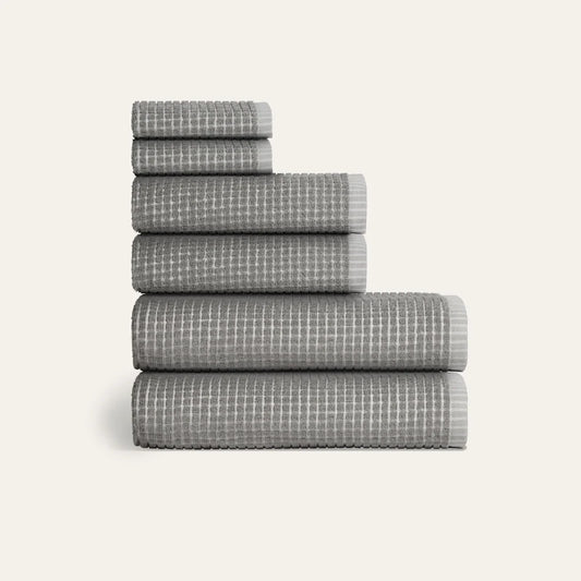 Sculpted Terry 6pc Towel Bundle