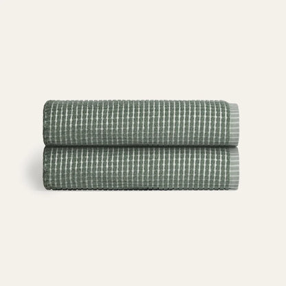 Sculpted Terry Bath Towels