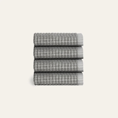 Sculpted Terry Face Towels