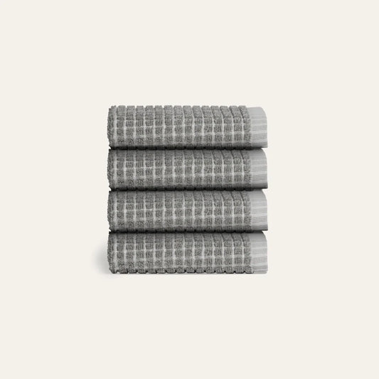 Sculpted Terry Face Towels