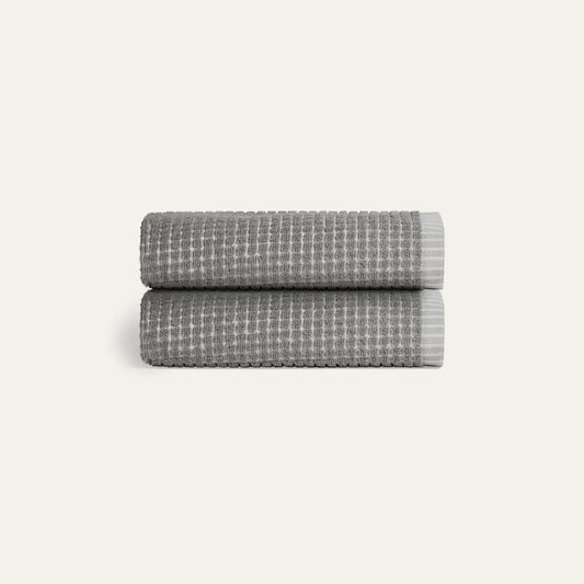 Sculpted Terry Hand Towels
